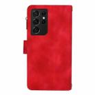 For Samsung Galaxy S21 Ultra 5G Dream 9-Card Zipper Wallet RFID Leather Phone Case with Lanyard(Red) - 3