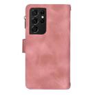 For Samsung Galaxy S21 Ultra 5G Dream 9-Card Zipper Wallet RFID Leather Phone Case with Lanyard(Rose Gold) - 3