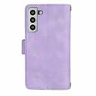 For Samsung Galaxy S22+ 5G Dream 9-Card Zipper Wallet RFID Leather Phone Case with Lanyard(Purple) - 3