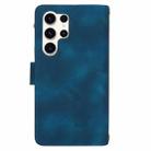For Samsung Galaxy S23 Ultra 5G Dream 9-Card Zipper Wallet RFID Leather Phone Case with Lanyard(Blue) - 3