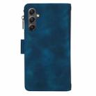 For Samsung Galaxy S24 5G Dream 9-Card Zipper Wallet RFID Leather Phone Case with Lanyard(Blue) - 3