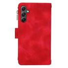 For Samsung Galaxy S24 5G Dream 9-Card Zipper Wallet RFID Leather Phone Case with Lanyard(Red) - 3