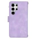 For Samsung Galaxy S24 Ultra Dream 9-Card Zipper Wallet RFID Leather Phone Case with Lanyard(Purple) - 3