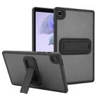 For Samsung Galaxy Tab A7 Lite Skin Feel Holder PC Hybrid TPU Tablet Case(Black) - 1