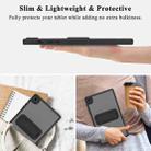 For Samsung Galaxy Tab A9 Skin Feel Holder PC Hybrid TPU Tablet Case(Black) - 3