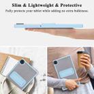 For Samsung Galaxy Tab A9+ Skin Feel Holder PC Hybrid TPU Tablet Case(Light Blue) - 3