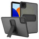 For Xiaomi Redmi Pad SE 8.7 Skin Feel Holder PC Hybrid TPU Tablet Case(Black) - 1