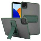 For Xiaomi Redmi Pad SE 8.7 Skin Feel Holder PC Hybrid TPU Tablet Case(Dark Green) - 1