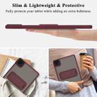 For Xiaomi Pad 6 / Pad 6 Pro Skin Feel Holder PC Hybrid TPU Tablet Case(Wine Red) - 3