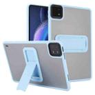 For Xiaomi Pad 6 / Pad 6 Pro Skin Feel Holder PC Hybrid TPU Tablet Case(Light Blue) - 1