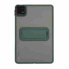 For Xiaomi Pad 6 / Pad 6 Pro Skin Feel Holder PC Hybrid TPU Tablet Case(Dark Green) - 2
