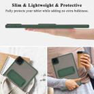For Xiaomi Pad 6 / Pad 6 Pro Skin Feel Holder PC Hybrid TPU Tablet Case(Dark Green) - 3