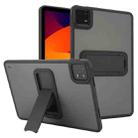 For Xiaomi Redmi Pad SE 11 Skin Feel Holder PC Hybrid TPU Tablet Case(Black) - 1