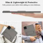 For Xiaomi Redmi Pad SE 11 Skin Feel Holder PC Hybrid TPU Tablet Case(Grey) - 3