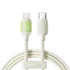 JOYROOM S-A53 Fluorescent Series 30W Type-C to 8 Pin Fast Charging Data Cable, Length:1.2m(Beige) - 1