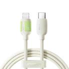 JOYROOM S-A53 Fluorescent Series 30W Type-C to 8 Pin Fast Charging Data Cable, Length:2m(Beige) - 1