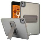 For iPad mini 5 / 4 7.9 inch Skin Feel Holder PC Hybrid TPU Tablet Case(Grey) - 1