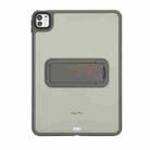 For iPad mini 2024 / mini 6 8.3 inch Skin Feel Holder PC Hybrid TPU Tablet Case(Grey) - 2