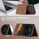 For Samsung Galaxy S24 FE 5G JEEHOOD J01 Retro Magnetic Detachable Wallet Phone Case(Brown) - 3