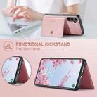 For Samsung Galaxy S24 FE 5G JEEHOOD J01 Retro Magnetic Detachable Wallet Phone Case(Pink) - 3