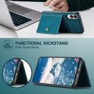 For Samsung Galaxy S25 Edge 5G JEEHOOD J01 Retro Magnetic Detachable Wallet Phone Case(Blue) - 3