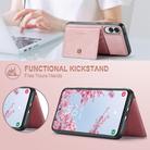 For Samsung Galaxy S25 Edge 5G JEEHOOD J01 Retro Magnetic Detachable Wallet Phone Case(Pink) - 3