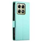 For Xiaomi 14T Side Buckle Magnetic Frosted Leather Phone Case(Mint Green) - 3