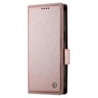 For Xiaomi 15 Ultra Side Buckle Magnetic Frosted Leather Phone Case(Rose Gold) - 2