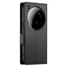 For Xiaomi 15 Ultra Side Buckle Magnetic Frosted Leather Phone Case(Black) - 3