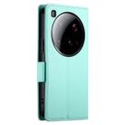 For Xiaomi 15 Ultra Side Buckle Magnetic Frosted Leather Phone Case(Mint Green) - 3