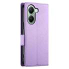 For Xiaomi Poco X7 Pro / Redmi Turbo 4 Side Buckle Magnetic Frosted Leather Phone Case(Purple) - 3