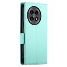 For OnePlus 13R / Ace 5 / Ace 5 Pro Side Buckle Magnetic Frosted Leather Phone Case(Mint Green) - 3