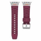 For Apple Watch 46mm / 49mm / 45mm / 44mm Trailblazer Silicone Watch Band(Wine Red) - 2