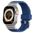 For Apple Watch 46mm / 49mm / 45mm / 44mm Trailblazer Silicone Watch Band(Midnight Blue) - 1