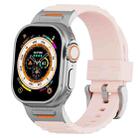 For Apple Watch 46mm / 49mm / 45mm / 44mm Trailblazer Silicone Watch Band(Vintage Rose) - 1