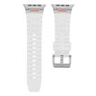 For Apple Watch 46mm / 49mm / 45mm / 44mm Trailblazer Silicone Watch Band(White) - 2