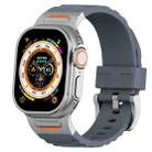 For Apple Watch 46mm / 49mm / 45mm / 44mm Trailblazer Silicone Watch Band(Grey) - 1