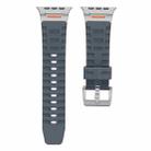 For Apple Watch 46mm / 49mm / 45mm / 44mm Trailblazer Silicone Watch Band(Grey) - 2