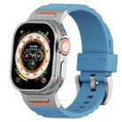 For Apple Watch 46mm / 49mm / 45mm / 44mm Trailblazer Silicone Watch Band(Premium Blue) - 1