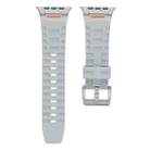 For Apple Watch 46mm / 49mm / 45mm / 44mm Trailblazer Silicone Watch Band(Cloudy Gray) - 2