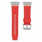 For Apple Watch 42mm / 41mm / 40mm / 38mm Trailblazer Silicone Watch Band(Red) - 2