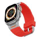 For Apple Watch 42mm / 41mm / 40mm / 38mm Trailblazer Silicone Watch Band(Red) - 3