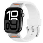 For Apple Watch 42mm / 41mm / 40mm / 38mm Trailblazer Silicone Watch Band(White) - 1