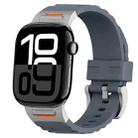 For Apple Watch 42mm / 41mm / 40mm / 38mm Trailblazer Silicone Watch Band(Grey) - 1