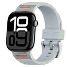 For Apple Watch 42mm / 41mm / 40mm / 38mm Trailblazer Silicone Watch Band(Cloudy Gray) - 1