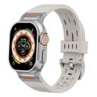 For Apple Watch 46mm / 49mm / 45mm / 44mm Trailblazer Oval Holes Silicone Watch Band(Starlight) - 1