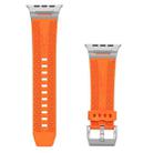 For Apple Watch 46mm / 49mm / 45mm / 44mm Trailblazer Woven Texture Silicone Watch Band(Orange) - 2