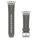For Apple Watch 46mm / 49mm / 45mm / 44mm Trailblazer Woven Texture Silicone Watch Band(Forest Green) - 2
