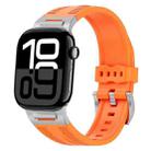 For Apple Watch 42mm / 41mm / 40mm / 38mm Trailblazer Woven Texture Silicone Watch Band(Orange) - 1