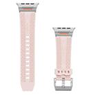 For Apple Watch 42mm / 41mm / 40mm / 38mm Trailblazer Woven Texture Silicone Watch Band(Vintage Rose) - 2